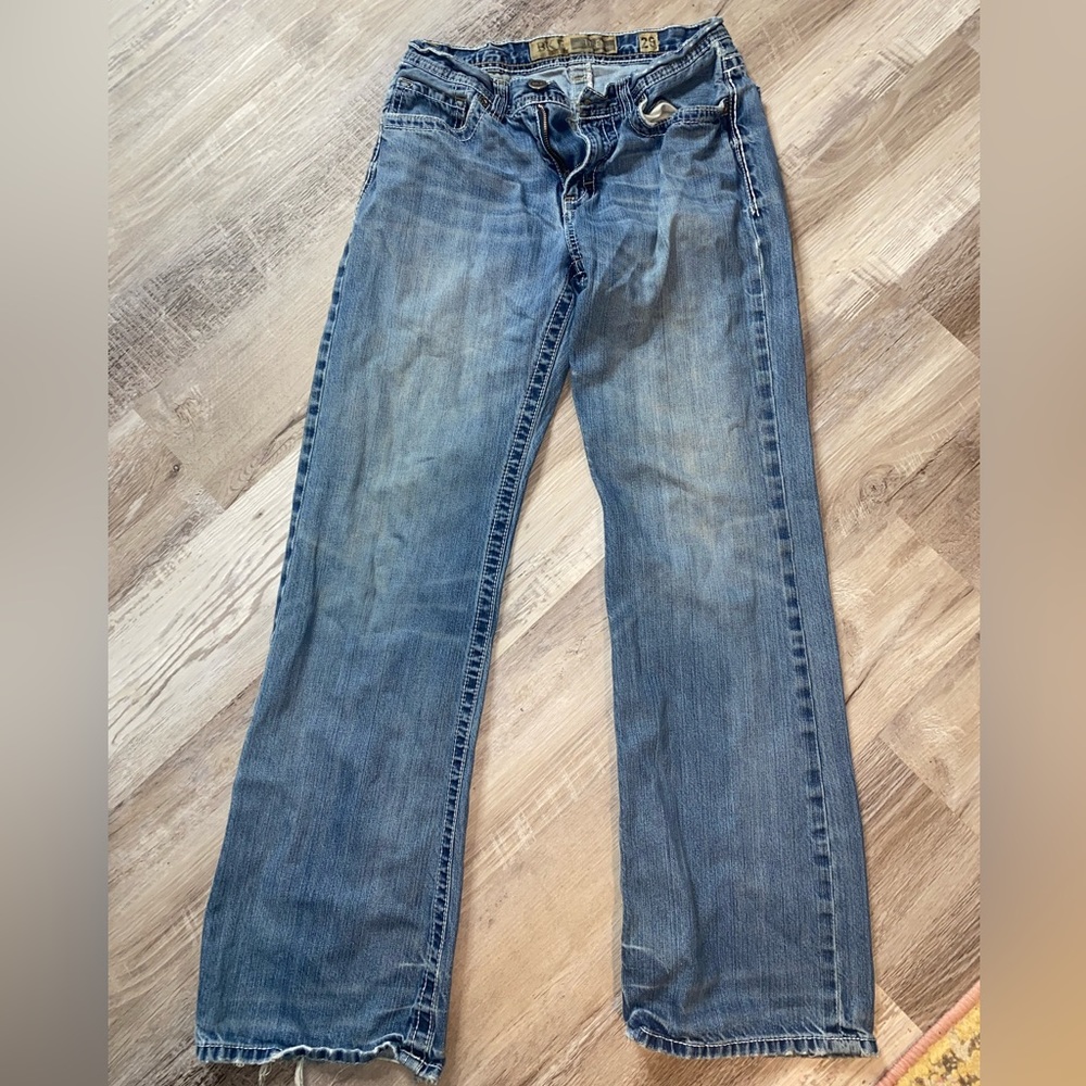 Men's Buckle Jeans